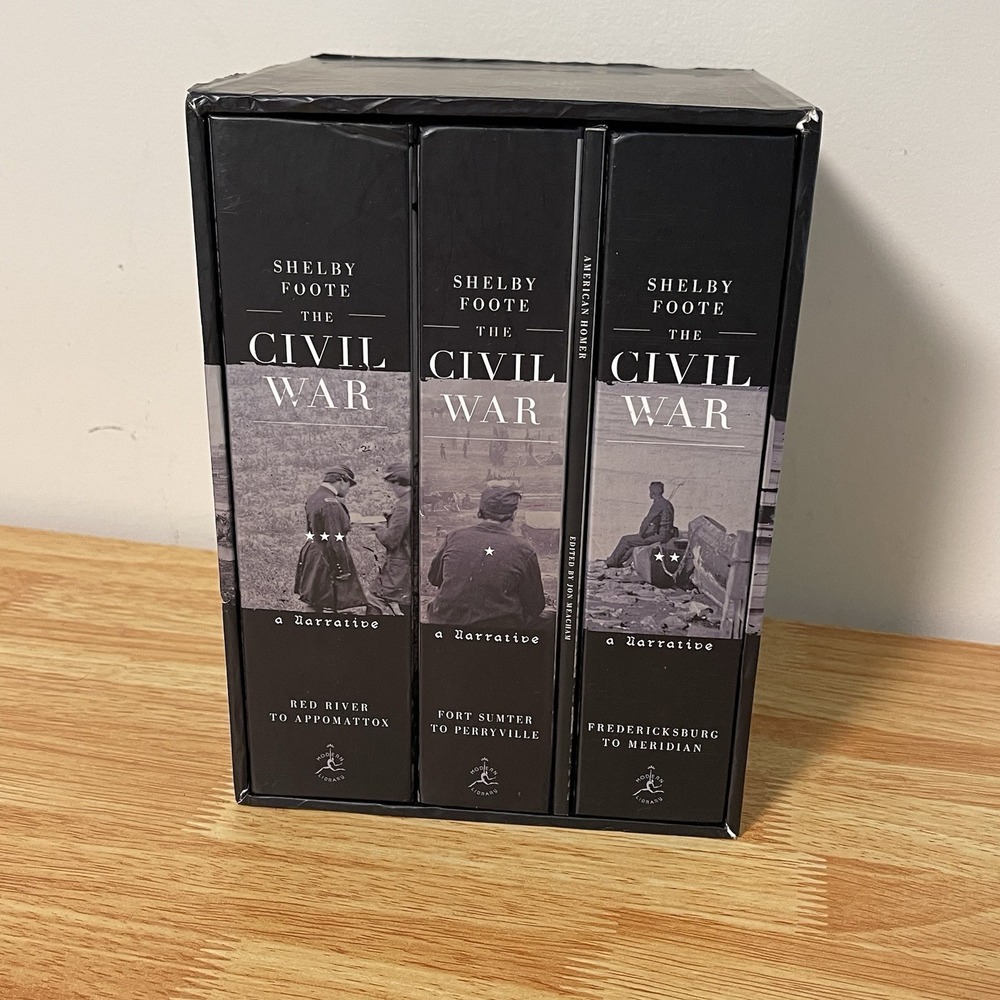 The Civil War Trilogy Box Set by Shelby Foote - Hardcover 2011 - Modern Library